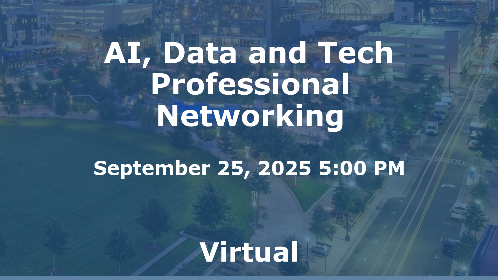 AI, Data and Tech Professional Networking event image